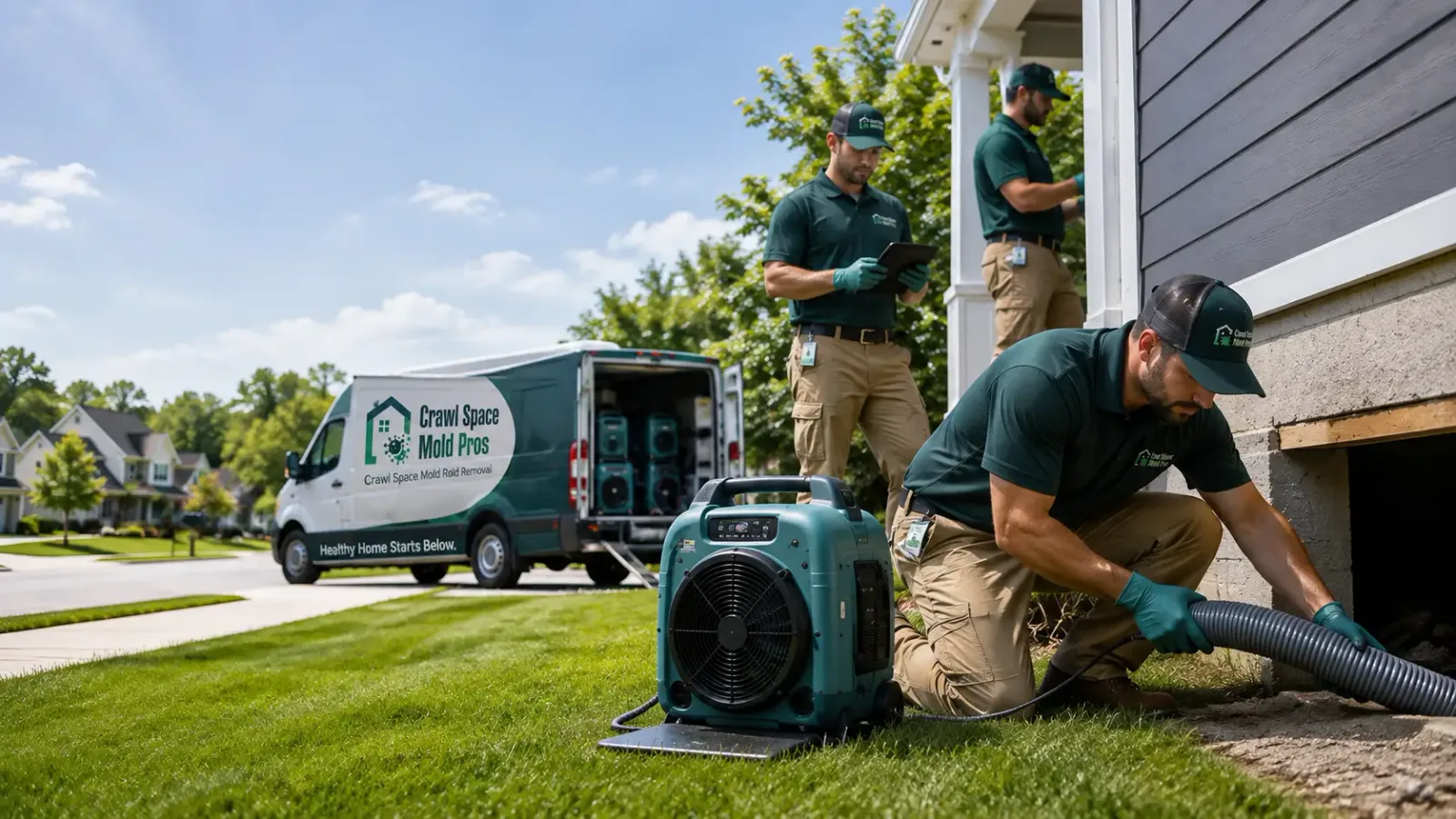 Crawl Space Mold Removal in Letts, IA